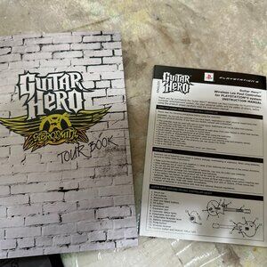 Guitar Hero Aerosmith Tour Book + Les Paul PS3 Instruction Manual